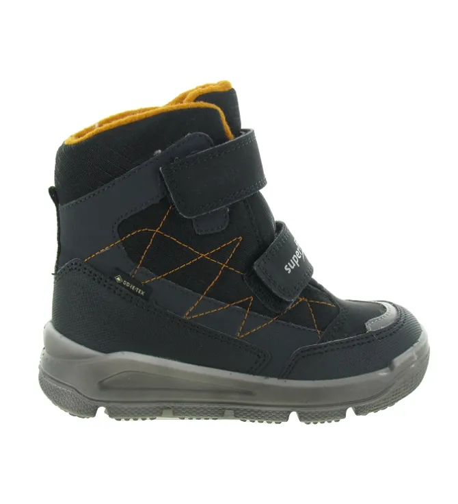 apres ski bottes fourrees - - junior garcon - Nylon - Bleu Marine - Superfit