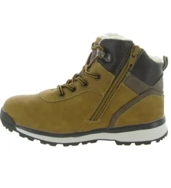 apres ski bottes fourrees - - junior garcon - Synthétique - Marron - Kimberfeel