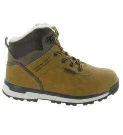 apres ski bottes fourrees - - junior garcon - Synthétique - Marron - Kimberfeel