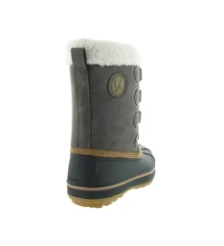 apres ski bottes fourrees - - junior garcon - Synthétique - Marron - Kimberfeel