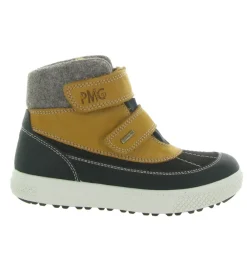 apres ski bottes fourrees - - junior garcon - Nubuck - Jaune - Primigi