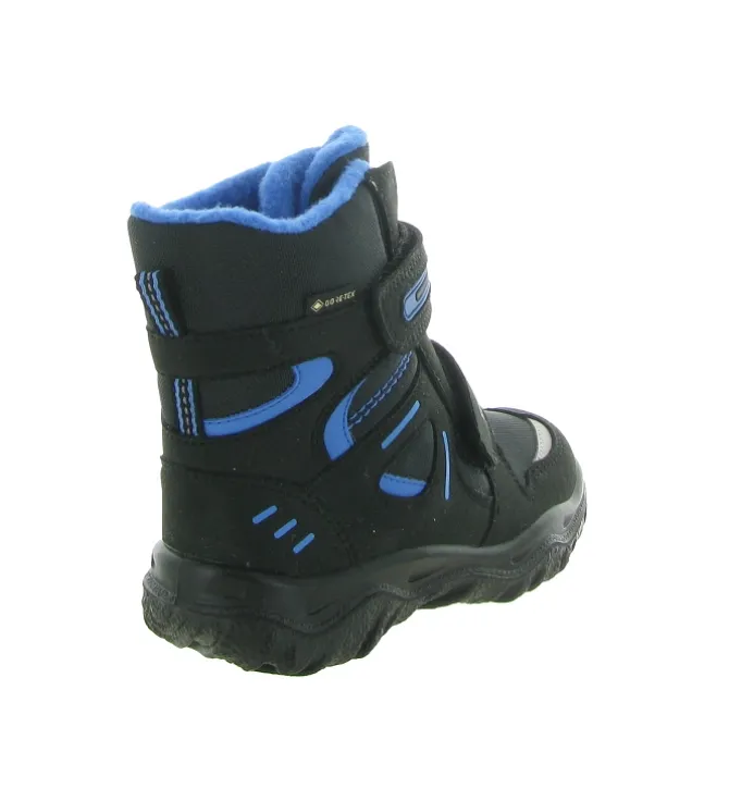 apres ski bottes fourrees - - junior garcon - Nylon - Bleu Marine - Superfit