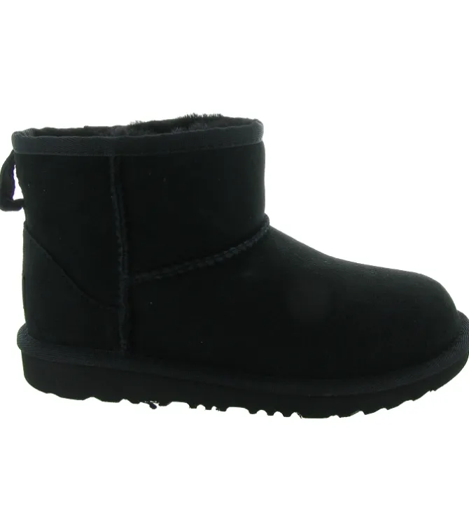 apres ski bottes fourrees - - junior fille - Nubuck - Noir - Ugg australia