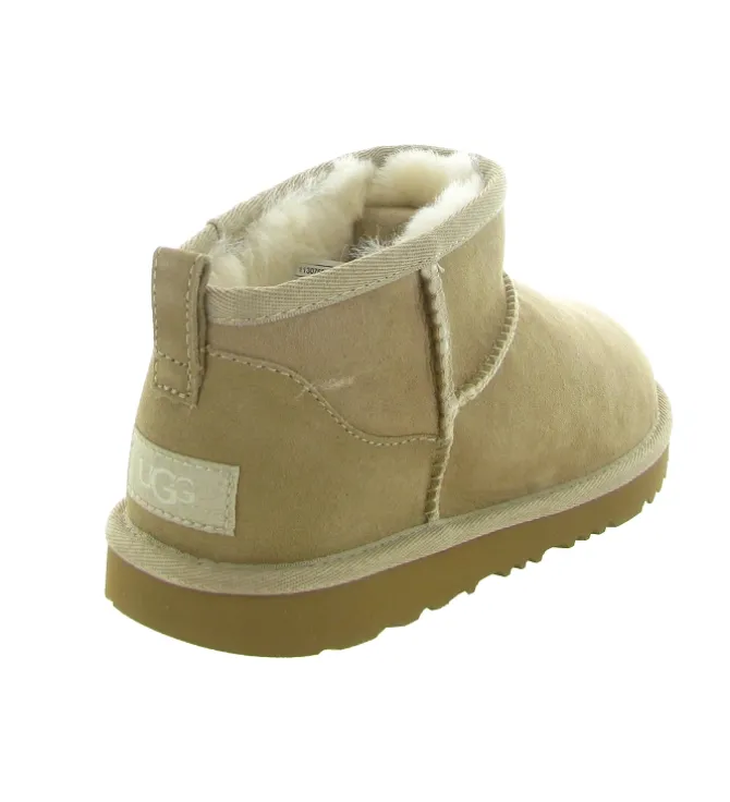 apres ski bottes fourrees - - junior fille - Nubuck - Beige - Ugg australia