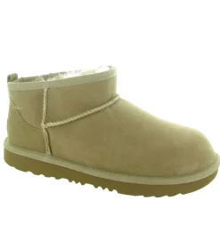 apres ski bottes fourrees - - junior fille - Nubuck - Beige - Ugg australia