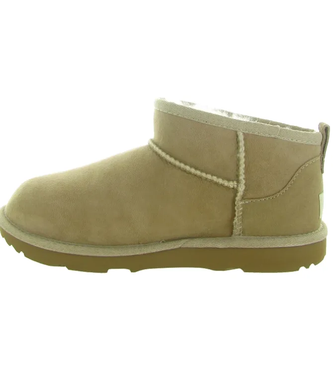 apres ski bottes fourrees - - junior fille - Nubuck - Beige - Ugg australia