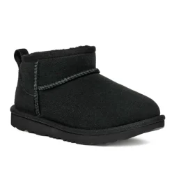 apres ski bottes fourrees - - junior fille - Nubuck - Noir - Ugg australia