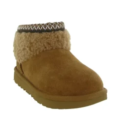 apres ski bottes fourrees - - junior fille - Nubuck - Chestnut - Ugg australia
