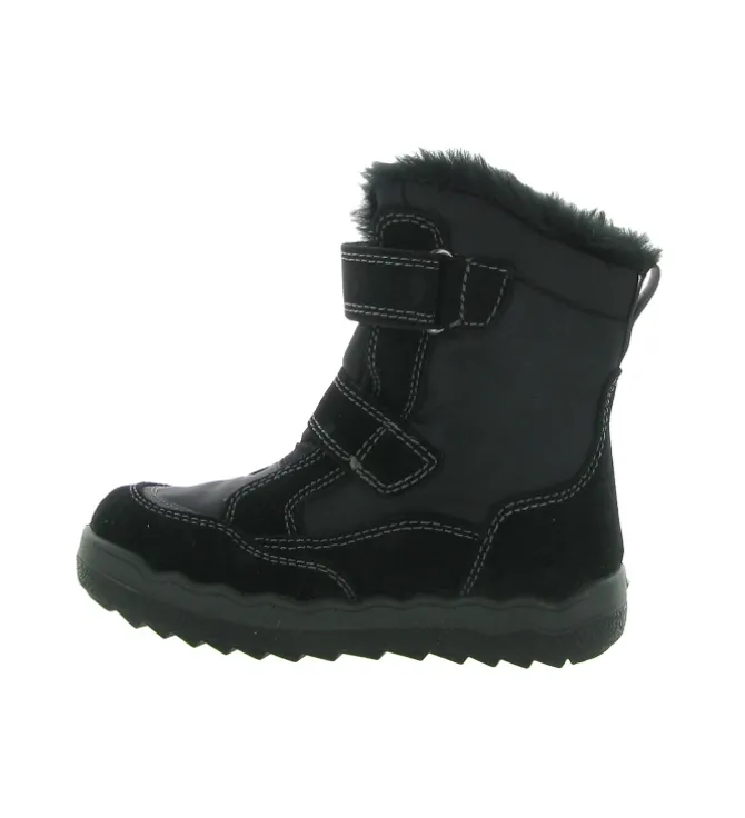 apres ski bottes fourrees - - junior fille - Nubuck - Noir - Primigi