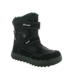 apres ski bottes fourrees - - junior fille - Nubuck - Noir - Primigi