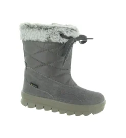 apres ski bottes fourrees - - junior fille - Nylon - Gris - Superfit