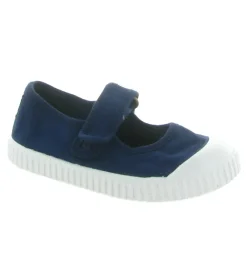 babies et ballerines - - junior fille - Toile - Bleu Marine - Victoria