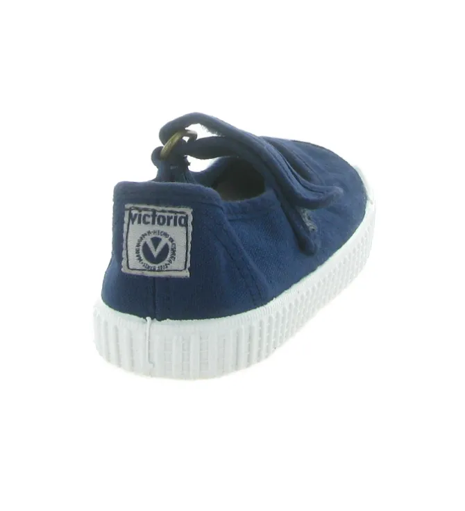 babies et ballerines - - junior fille - Toile - Bleu Marine - Victoria