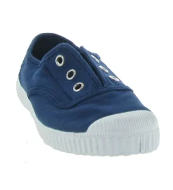 babies et ballerines - - junior fille - Toile - Bleu Marine - Cienta