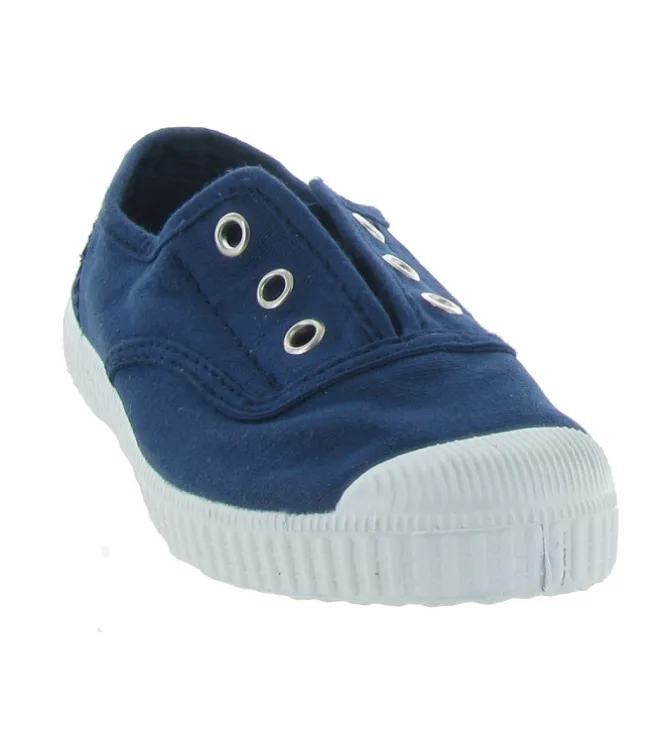 babies et ballerines - - junior fille - Toile - Bleu Marine - Cienta