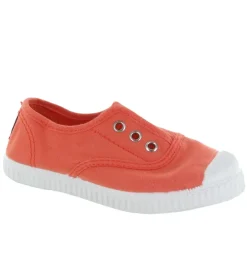 babies et ballerines - - junior fille - Toile - Orange - Cienta