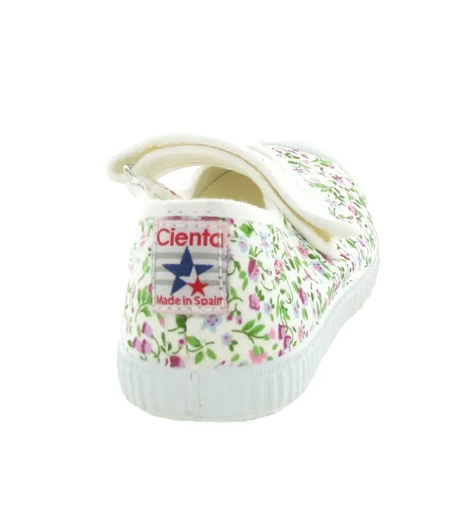 babies et ballerines - - junior fille - Textile - Fleurs - Cienta