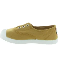 babies et ballerines - - junior fille - Toile - Camel - Cienta