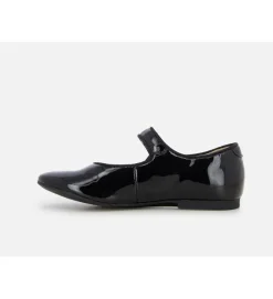 babies et ballerines - - junior fille - Cuir - Noir - Pom d api