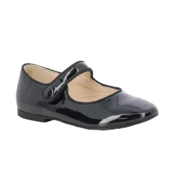 babies et ballerines - - junior fille - Cuir - Noir - Pom d api