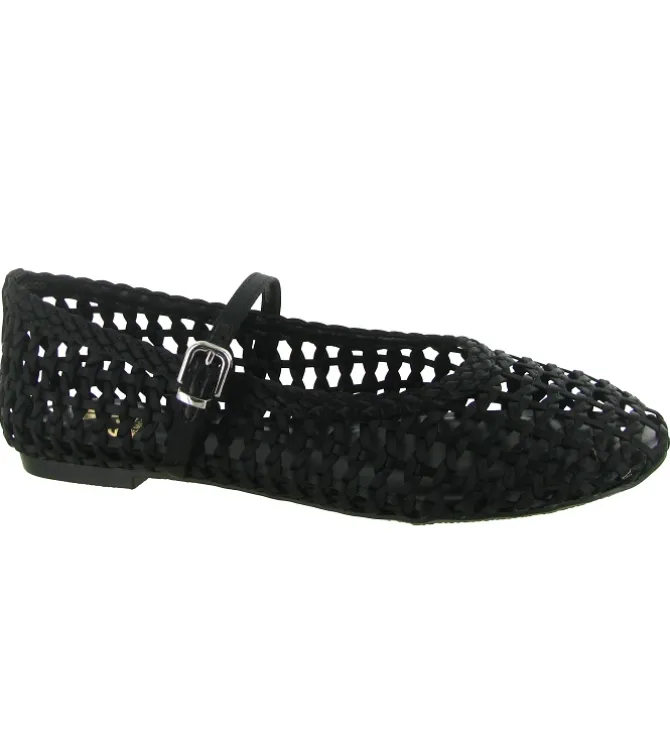 ballerines - Ballerine compensée - femme - Synthétique - Noir - La strada