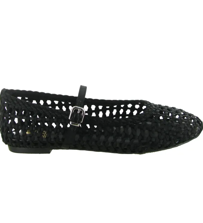 ballerines - Ballerine compensée - femme - Synthétique - Noir - La strada