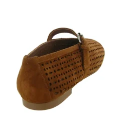 ballerines - Ballerine plate - femme - Nubuck - Marron - Bibi lou
