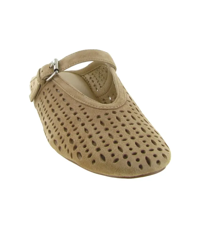 ballerines - Ballerine plate - femme - Nubuck - Beige - Bibi lou