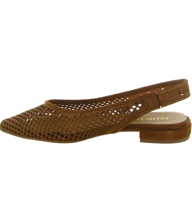 ballerines - Ballerine plate - femme - Cuir - Marron - Pedro miralles