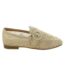 ballerines - Ballerine plate - femme - Coton - Blanc - Bibi lou