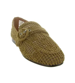 ballerines - Ballerine plate - femme - Coton - Beige - Bibi lou