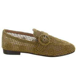 ballerines - Ballerine plate - femme - Coton - Beige - Bibi lou
