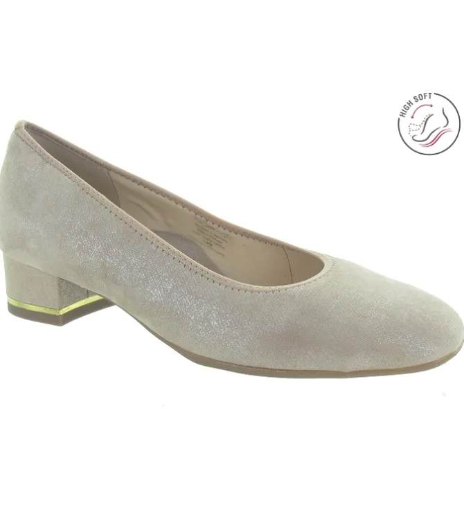 ballerines - Ballerine plate - femme - Cuir - Gris - Ara