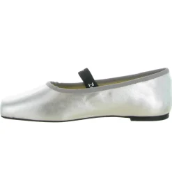 ballerines - Ballerine plate - femme - Cuir - Argent - Repetto