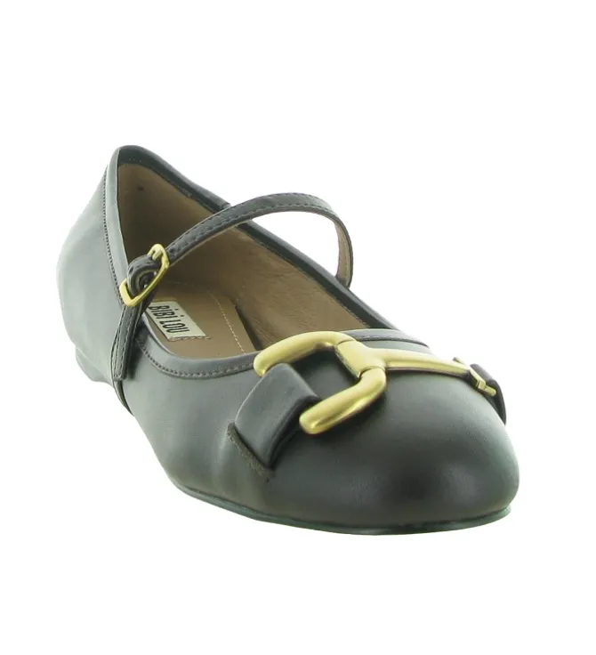 ballerines - Ballerine plate - femme - Cuir - Marron - Bibi lou