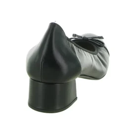 ballerines - Ballerine plate - femme - Cuir - Noir - Unisa