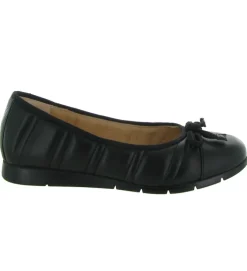 ballerines - Ballerine plate - femme - Cuir - Noir - Unisa