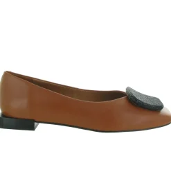 ballerines - Ballerine plate - femme - Cuir - Marron - Angel alarcon