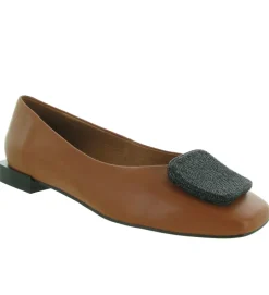 ballerines - Ballerine plate - femme - Cuir - Marron - Angel alarcon