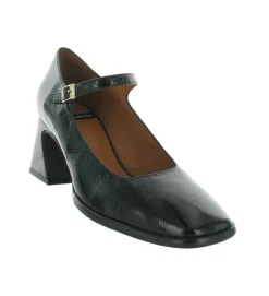 ballerines - Ballerine plate - femme - Cuir - Noir - Angel alarcon