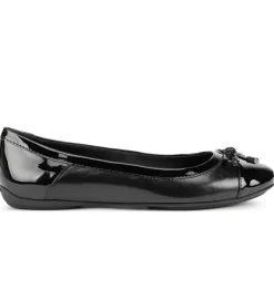 ballerines - Ballerine plate - femme - Cuir - Noir - Geox