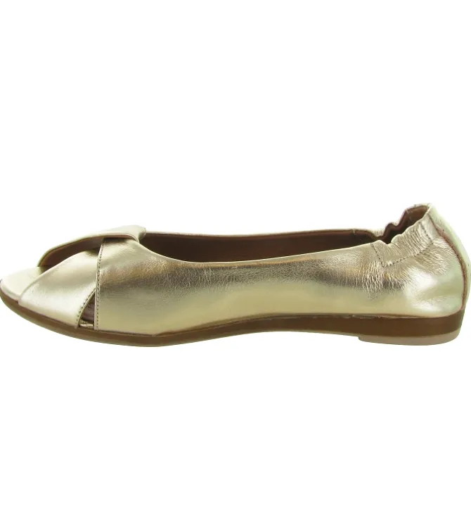 ballerines - Ballerine plate - femme - Cuir - Gris - Maroli