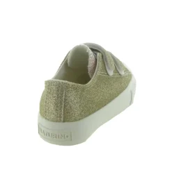 baskets et sneakers - - bebe fille - Toile - Or - Naturino