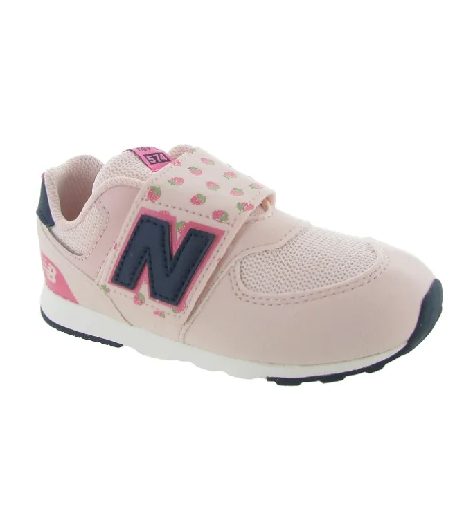 baskets et sneakers - - bebe fille - Toile - Rose - New balance
