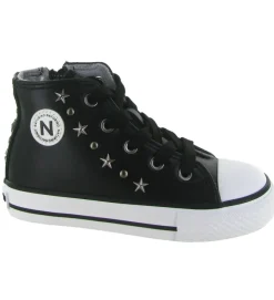 baskets et sneakers - - bebe fille - Cuir - Noir - Naturino