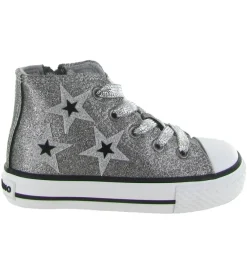 baskets et sneakers - - bebe fille - Cuir - Argent - Naturino