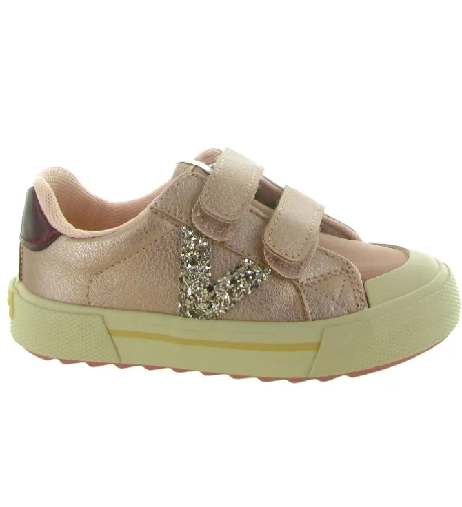 baskets et sneakers - - bebe fille - Nubuck - Rose - Victoria