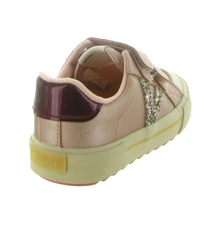 baskets et sneakers - - bebe fille - Nubuck - Rose - Victoria