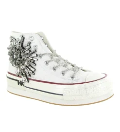 baskets et sneakers - Confort - femme - Toile - Blanc - Nan ku