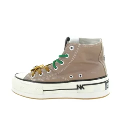 baskets et sneakers - Confort - femme - Toile - Taupe - Nan ku